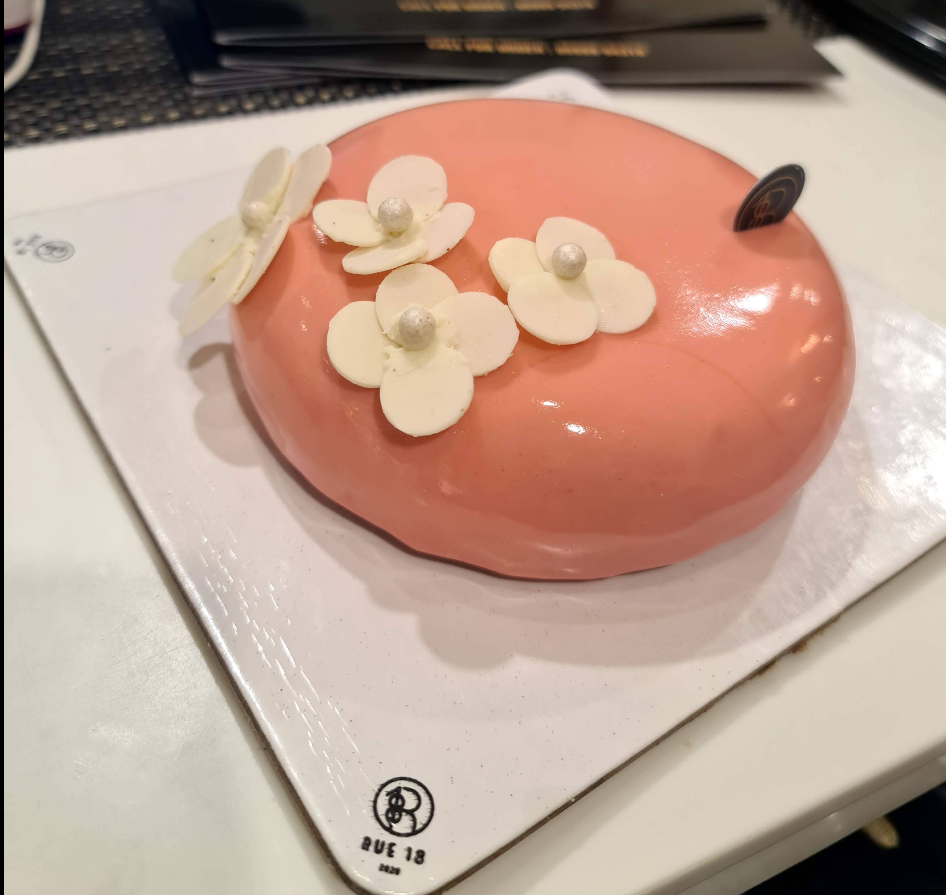 Peach Blossom Entremet